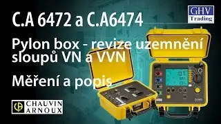 Měření uzemnění sloupů VN a VVN - C.A6472 a CA6474