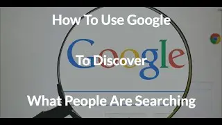 Discover what people are searching for (and offering) -- using Google Search