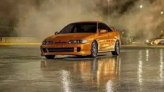 Dc2 Imola Orange Integra Type R / Pov 9000Rpm Drive