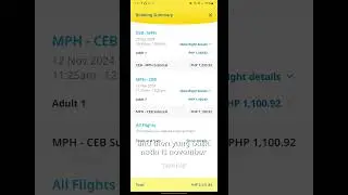 Step By Step Guide for Cebu Pacific Cheap Flights Booking using your mobile phone.