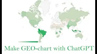 Make Geo-Chart (choropleth map) with CHATGPT #gpt #ai #googlechart #geocharts
