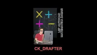 LSP AUTOCAD MATEMATIKA DASAR #autocad #lspautocad #tutorial #drawing #lisp