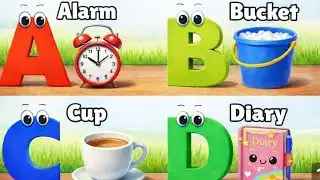 ABC with Daily Objects | Learn Alphabet with Everyday Things | Kids learning videos #kidseducation 