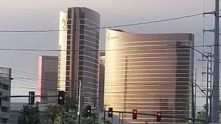 Sunday Sunset Walking Las Vegas Strip