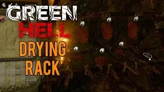 Green Hell - CRAFTING DRYING RACK - Combat Update