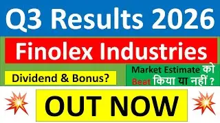 Finolex Industries q3 results 2026 |Finolex Industries results today | Finolex Industries Share News