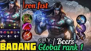 Badang gameplay / Global rank 1 Badang by ᶜᴿᵞ | Beer's / Mobile Legends Bang Bang
