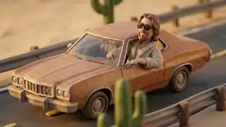 The Dude in Clay 🧱 Stop-Motion Chill & Desert Funk