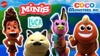 Abrimos los MINIS de LUCA & PIXAR - | Alberto, Machiavelli, Dante, George Sanderson @TOY SHOTS ​