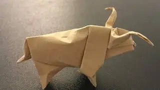 Origami | Paper Bull  | 十二生肖折纸牛