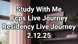 🎥 Study with Me | Live Study Session 1 | FCPS Part 1 | MS | Topic:  Oral Patho | 2.12.25