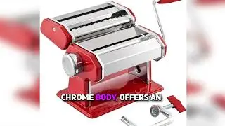 GOURMEX Manual Pasta Maker Machine Review | Best Stainless Steel Home Noodle Roller for Fettuccine