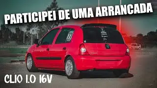 ARENA BURNOUT #1 - ARRANCADA COM CLIO 1.0 16V