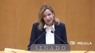 Isabel Moreno defiende en el Senado la economía de Ceuta y Melilla frente a la inacción del Gobierno