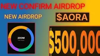 NEW CRYPTO AIRDROP AORA NEW AIRDROP AORA 
