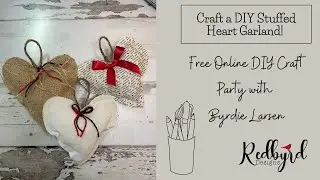 Craft a DIY Stuffed Heart Garland!