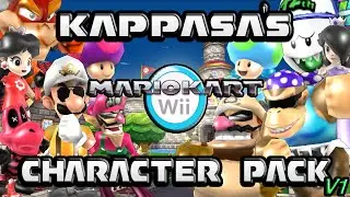 KappASA's Mario Kart Wii Character Textures Pack V1