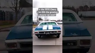 This 1970 Chevrolet Chevelle SS LS6 is Packing an unmatched combination of raw power and style!