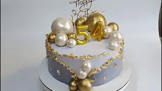 Торт любимому 🧡 сборка и украшение без насадок!!!