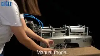 pneumatic double nozzles liquid filling machine, bottle filling machine, liquid filling machine