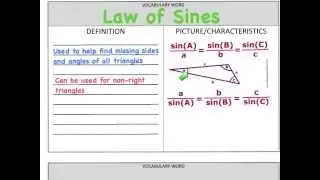 Law of Sin&Cos
