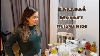 Karadağ'da Evimizin İlk Market Alışverişi - Super Voli