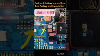 Realme 8i battery low problem | low Battery blinking solution || NARZO 30 low battery blinking #oppo
