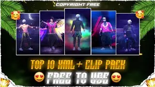 🔺Free Fire Top 10 Xml + Cc + Clips 🔸ff Clips For Editing🔸ff Emote Clips 🔸ff clip🔻