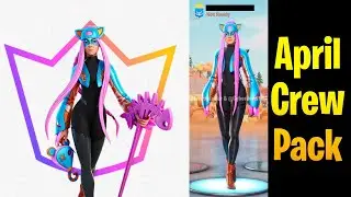 The Alli Skin got Leaked! - April Fortnite Crew Pack