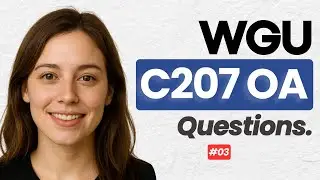 WGU C207 OA Questions Review &ndash; Real Style Q&A for Exam Success