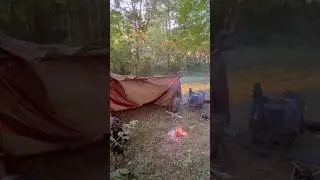 Primitive Camping: Making a Shelter From Tarps and Sticks