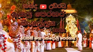 කන්ද උඩරට ඇසල  පෙරහර මංගල්ලය 2023 / අවසන්  මහා රන්දෝලි පෙරහර . the kandy esala perahara 2023