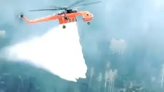 Helicopter Dropping Water With Superb Precision #shorts