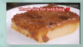 Cassava cake with Caramel Toppings #desert #homemade #cassavacake #cassava #caramel