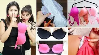 BRILLIANT BRA & UNDERWEAR Hacks for Teenagers & Girls | Top 9 Life Saving UNDERGARMENTS Hacks