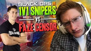 Black Ops 3 - 1v1 Snipers vs. FaZe Censor (Nuketown)