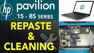 Hp Pavilion 15 BS series 📌 CLEANING 📌 REPASTE