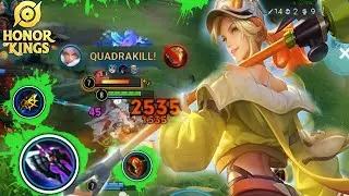 QUADRA KILL!! WUYAN CLASH LANE IS BEYOND BROKEN?! | BUILD & ARCANA | HONOR OF KINGS | 235