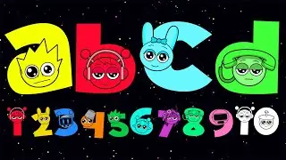 ABC Song & Color Numbers Song for Kids | Alphabet A&ndash;Z and Counting 1&ndash;10 | Learn Letters and Numbers