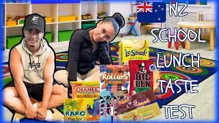 Girlfriend's First Time Trying 2000's New Zealand School Lunch Snacks! | Kels & Lonzo