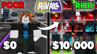 Spending $10,000 On A Brand New Account In Roblox Rivals!