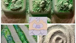 ASMR 🐸 Fast, Whole Video: It&rsquo;s Not Easy Being Green | Baking Soda Crush, Sift, Play, Make & Reform