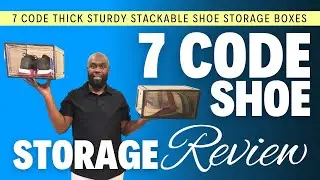 7 Code Clear Shoe Box Organizer Review | Stackable Magnetic Door Storage for Sneakers