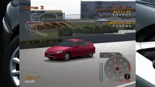Enthusia Professional Racing [PCSX2] - Time Attack Replay (Honda Insight)