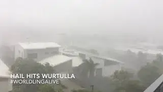 Hail hits the Sunshine Coast 17/11/19