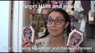 Target Hunt and Haul, Plus Unboxing Mini Bratz and Zombaes Forever
