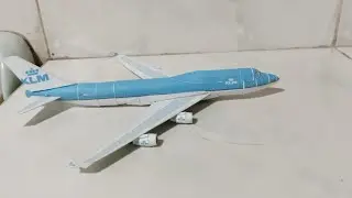 KLM Royal Dutch Airlines B747-400 (PH-BFL) Papercraft Model 🇳🇱