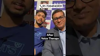 Puberphonia, A Problem of Puberty Among Boys Before-After Voice Therapy #shorts by #SLPSanjayKumar