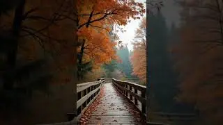 The Dream Path Amidst Autumn's Embrace 🍂✨  #calm #nature #life #relaxing #calmnessinmotion