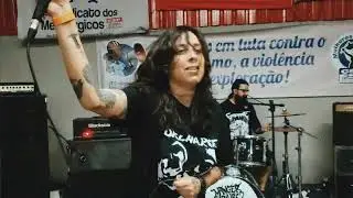 Manger Cadavre? C&acirc;ncer do Mundo ao vivo no SindMetal Rock Fest em Ca&ccedil;apava/SP